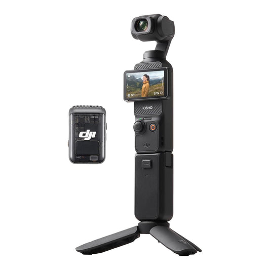 DJI Osmo Pocket 3 Creator Combo, Vlogging Camera with 1'' CMOS & 4K/120fps Video, 3-Axis Stabilization